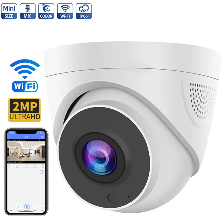 2025 NEW Home Surveillance WiFi Security Camera Full HD 1080P Dome AHD Camera with Outdoor Night Vision Two-way Audio