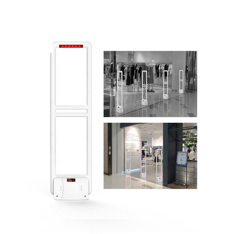 Supermarket acoustic magnetic security door