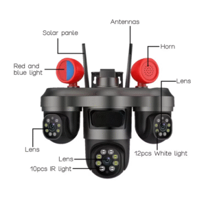4G Solar  Floodlight Camera Q12-18