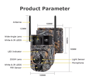4G Solar Wild Trail Game Camera 630-20X